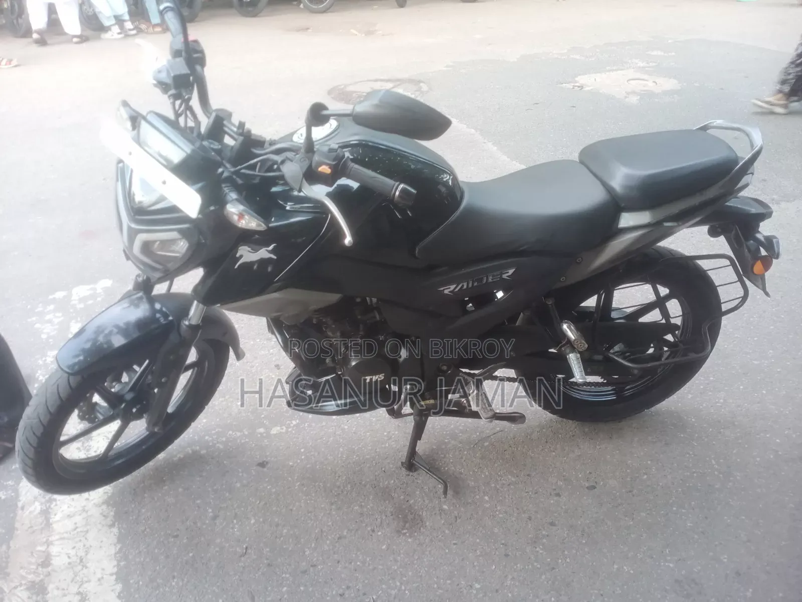 টিভিএস রাইডার ১২৫ ২০২৩ কালো