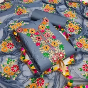 Kashmiri Aari Embroidery Three-Piece
