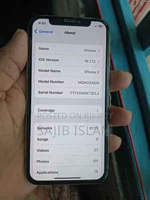 Apple iPhone X 64 GB Rose Gold