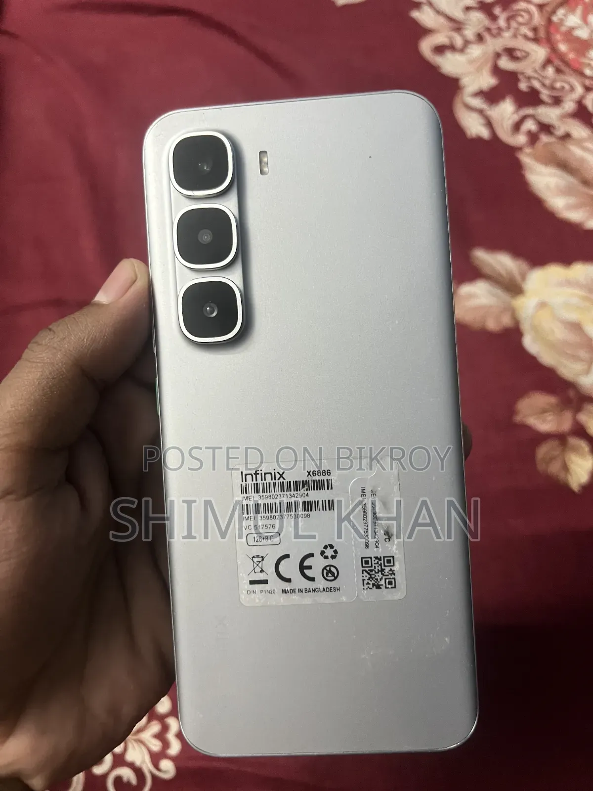 Infinix Hot 60 Pro+ 128 GB White