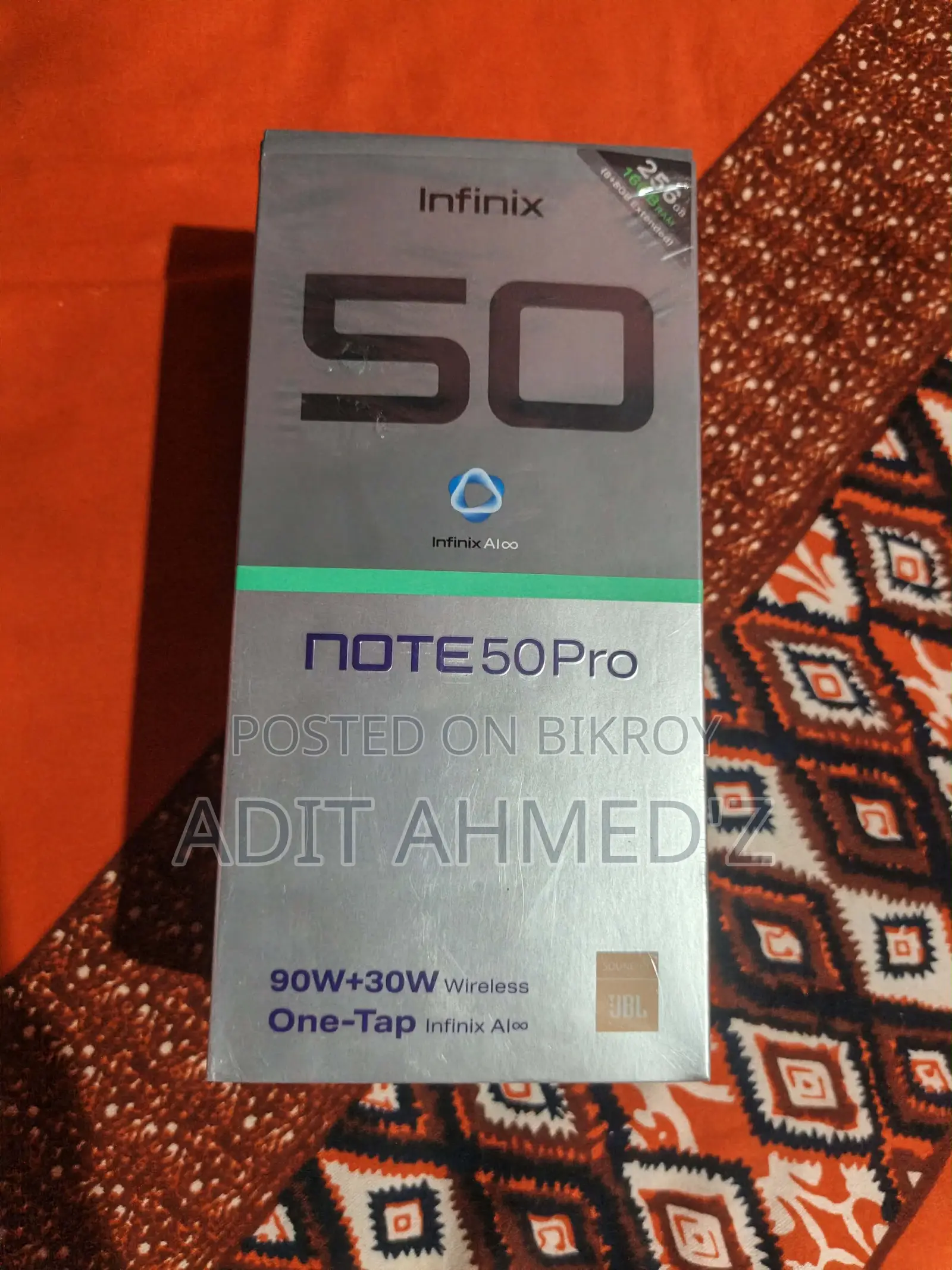 Infinix Note 50 Pro 256 GB Black
