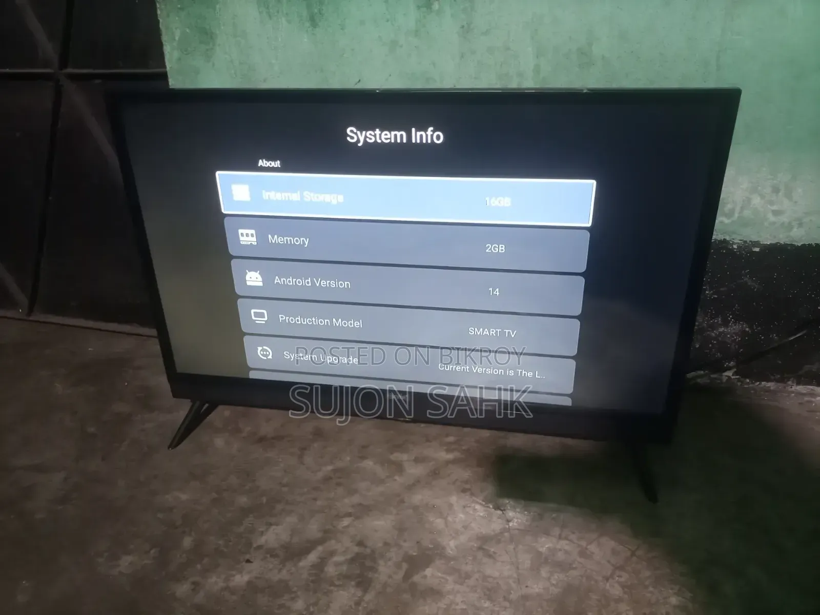 32-Inch Android TV with Double Glass