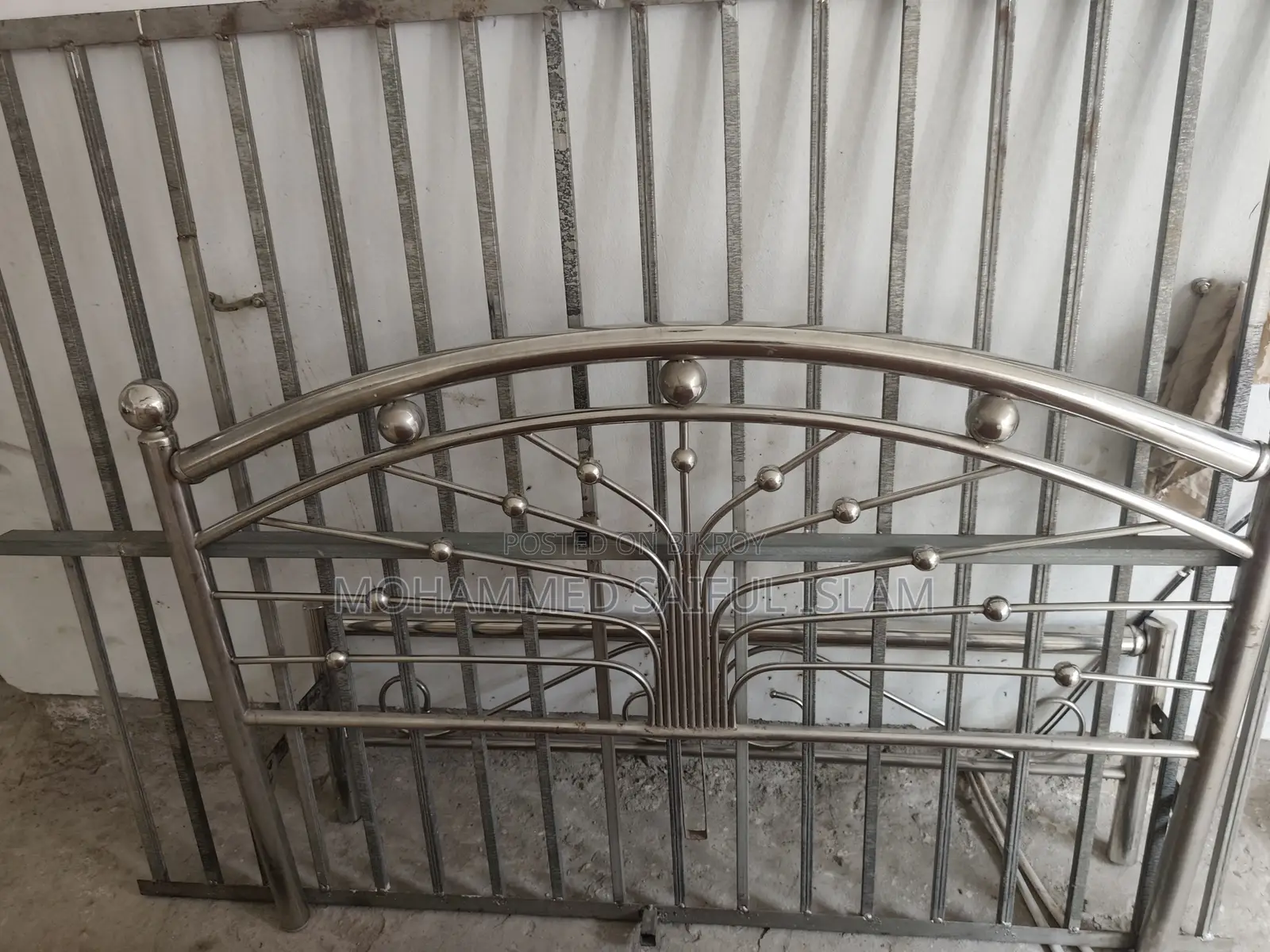 SS Double Bed + Mattress