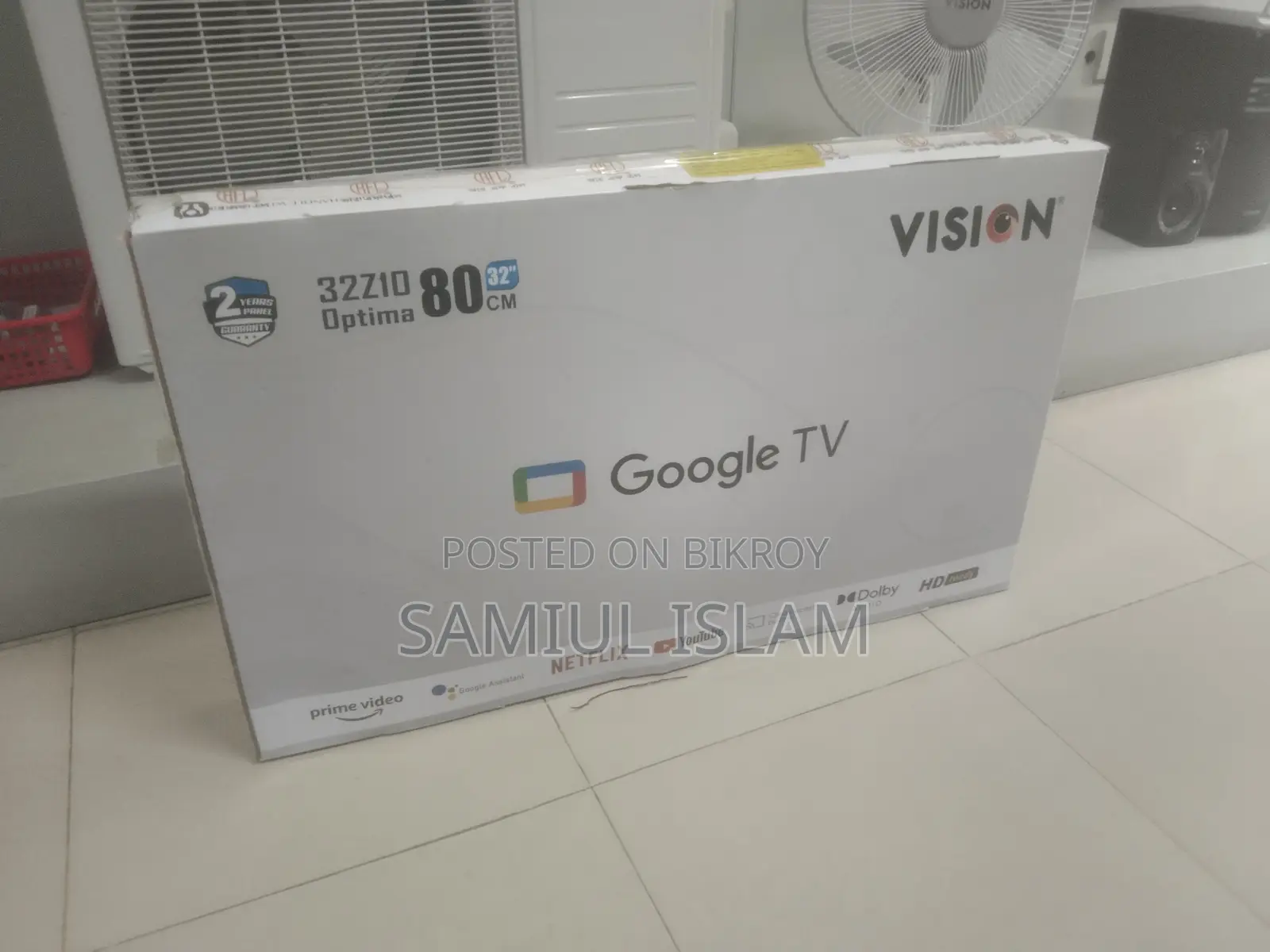 Vision Z10 32" LED Smart Optima Google TV New