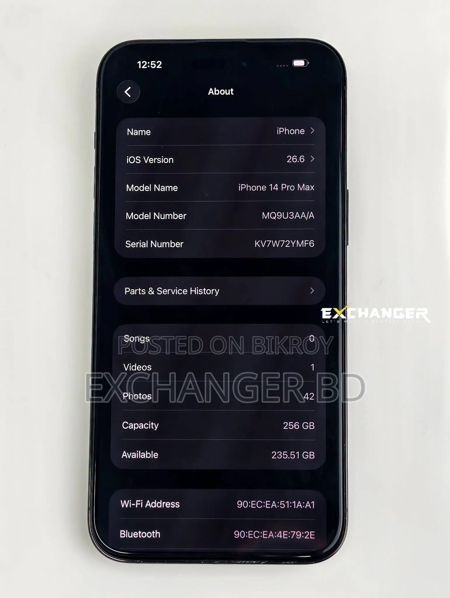 Apple iPhone 14 Pro 256 GB Black