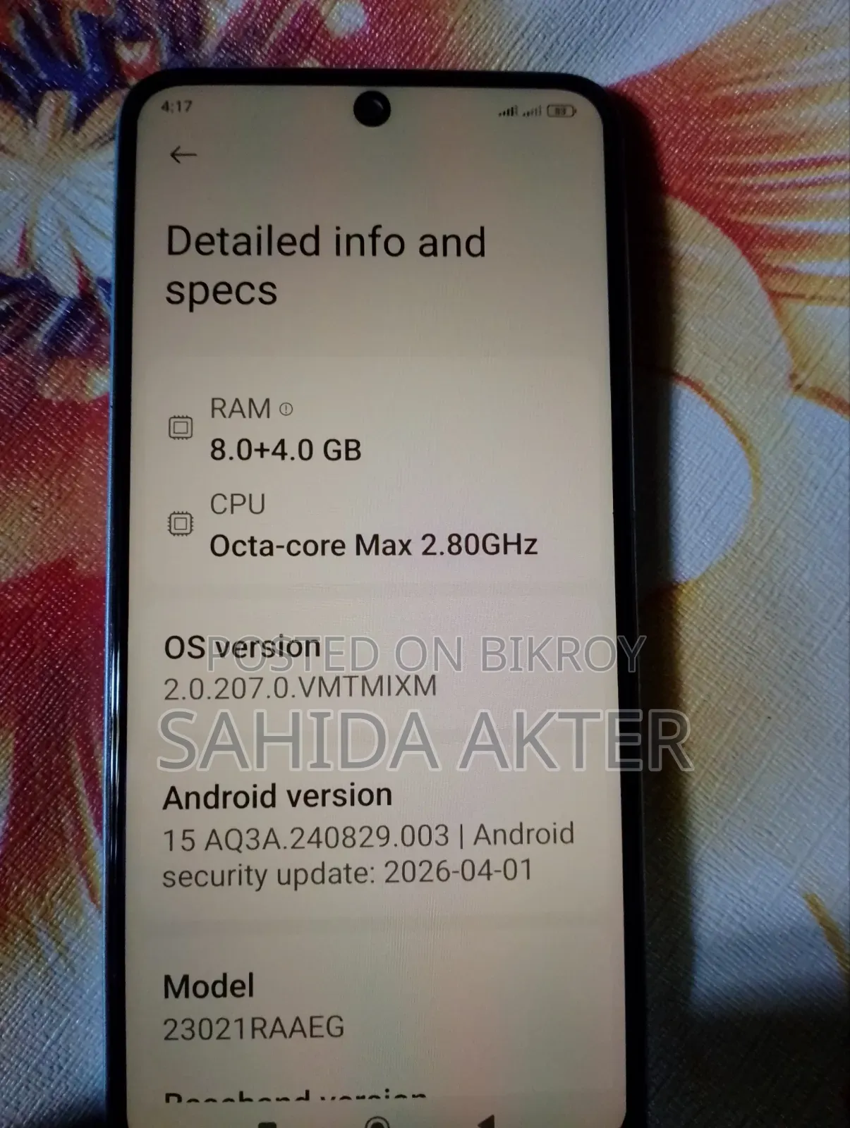Xiaomi Redmi Note 12 128 GB Blue
