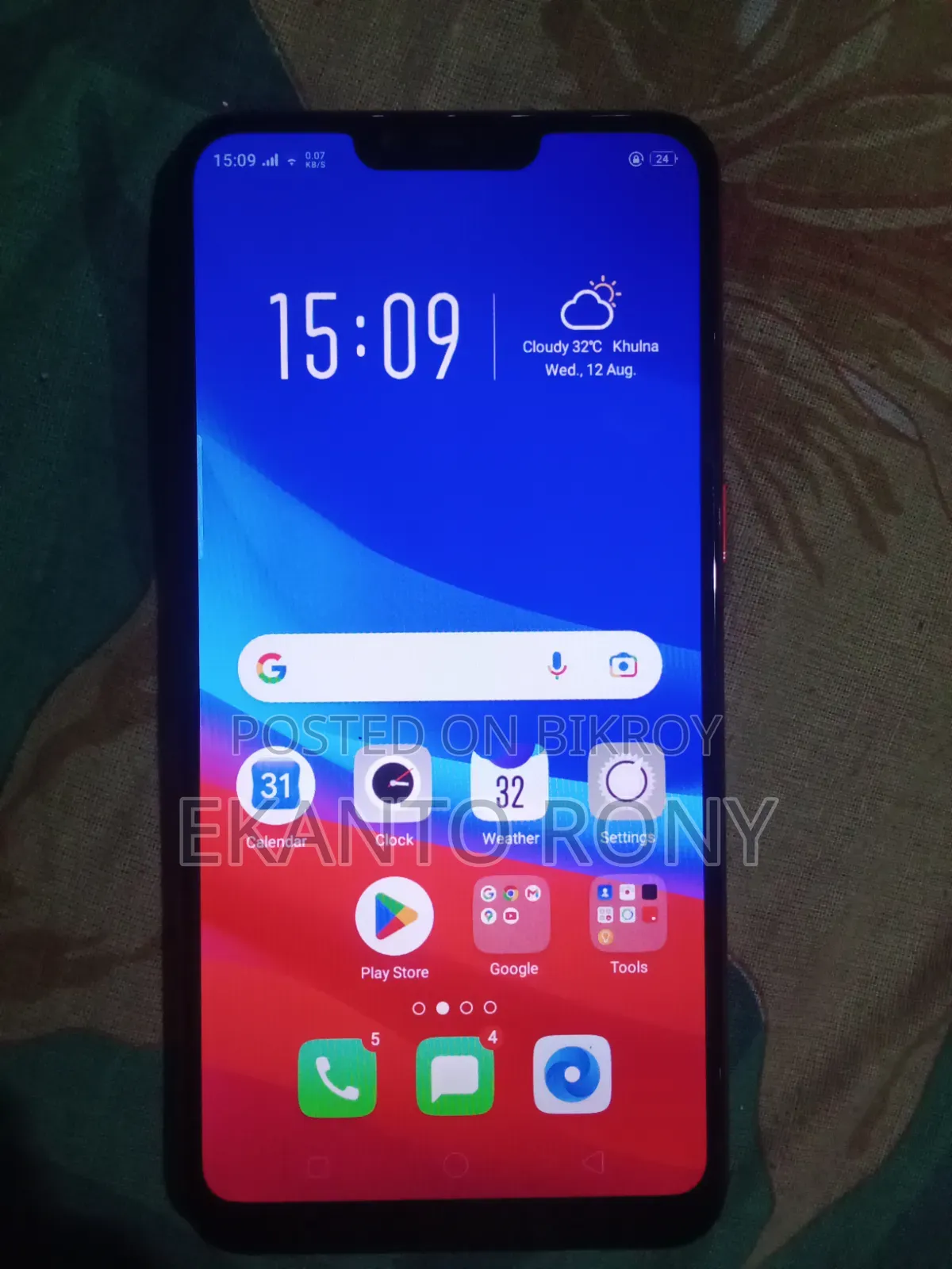 New Oppo A16 32 GB Red