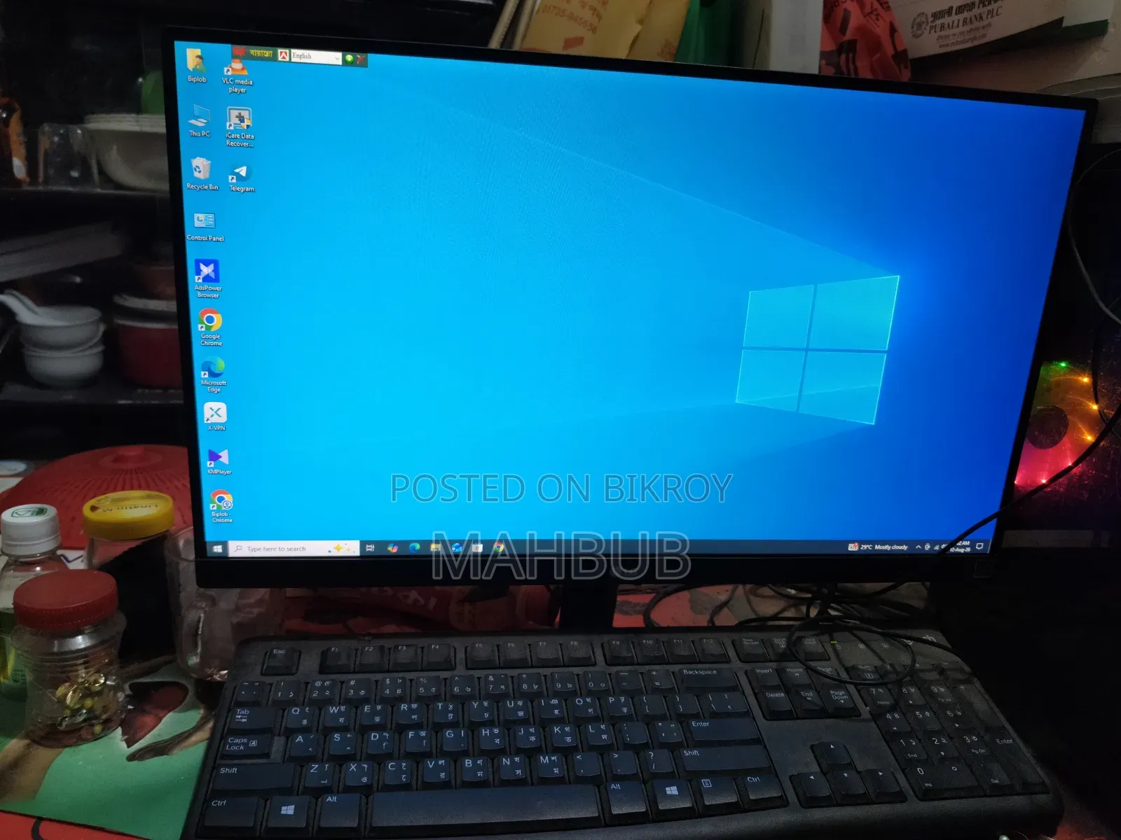 New Desktop Computer 8GB Intel Core i3 HDD+SSD 1T