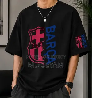 Premium Cotton Drop Shoulder Tshirt
FC Barcelona