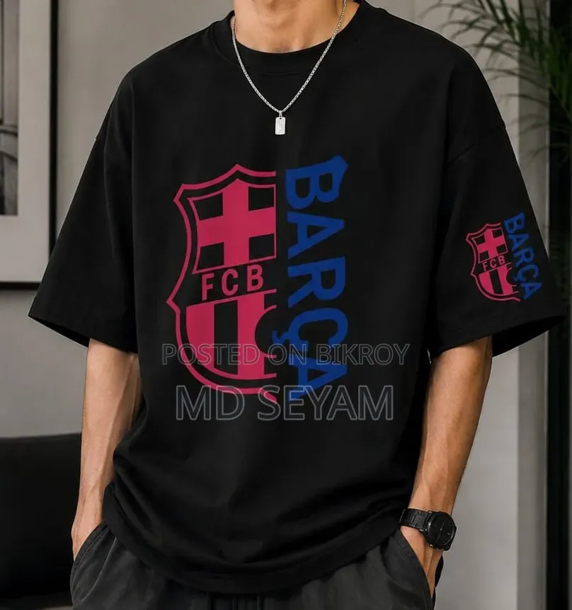 Premium Cotton Drop Shoulder Tshirt
FC Barcelona