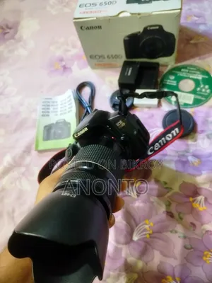 ক্যানন ৬৫০ডি ৭৫-৩০০মিমি জুম লেন্স সহ