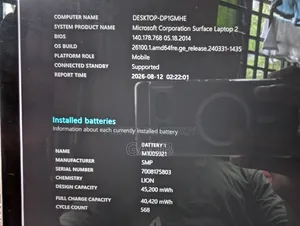 Laptop Microsoft Surface 2 8GB Intel Core i7 SSD 256GB
