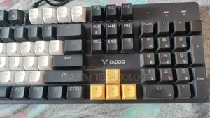 Rapoo VPRO V500PRO White Yellow Black Mechanical Gaming Keyboard