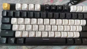 Rapoo VPRO V500PRO White Yellow Black Mechanical Gaming Keyboard