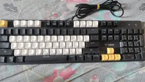 Rapoo VPRO V500PRO White Yellow Black Mechanical Gaming Keyboard