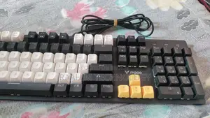 Rapoo VPRO V500PRO White Yellow Black Mechanical Gaming Keyboard