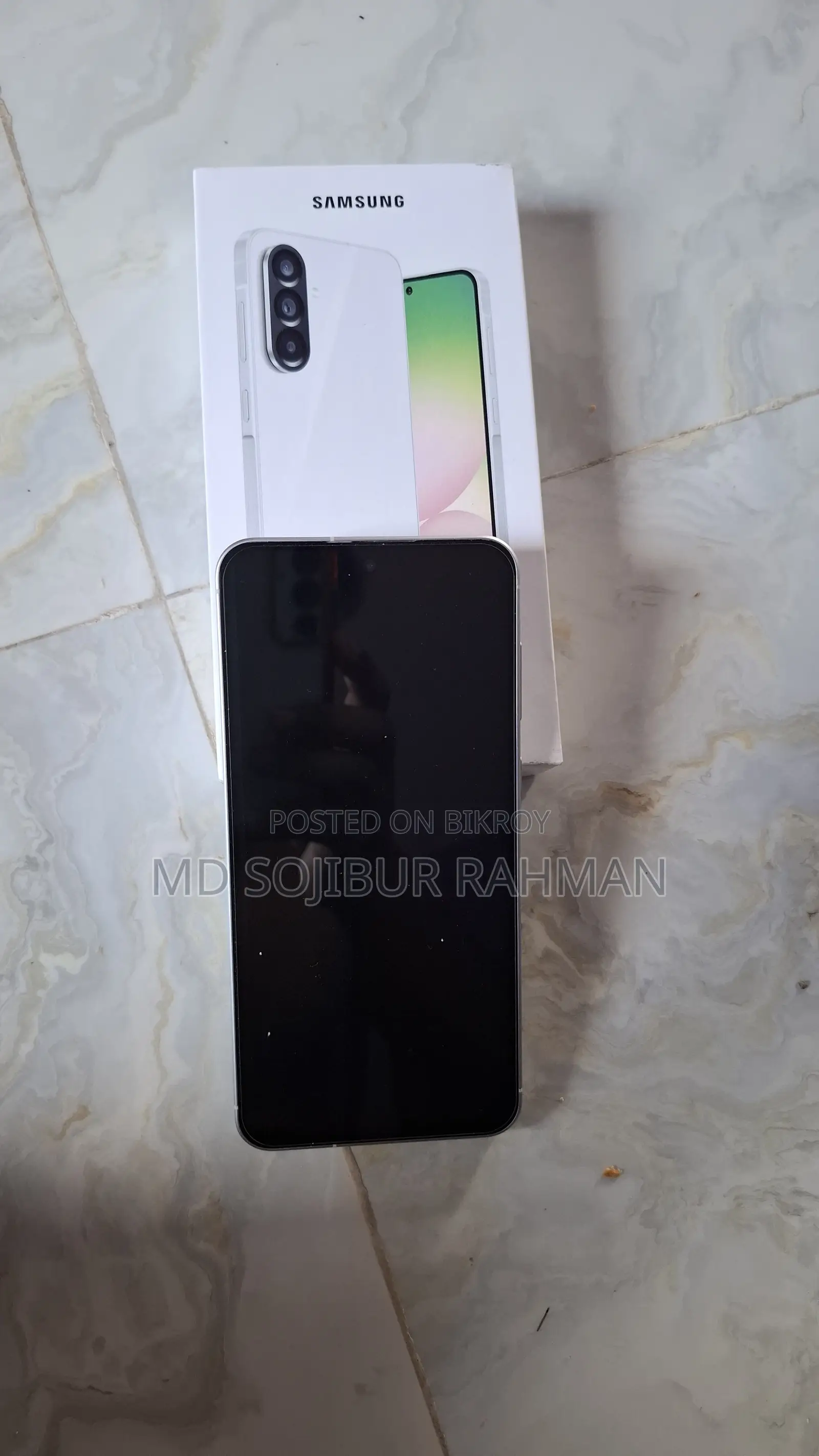 নতুন স্যামসাং গ্যালাক্সি এ৫৬ ২৫৬ জিবি সাদা