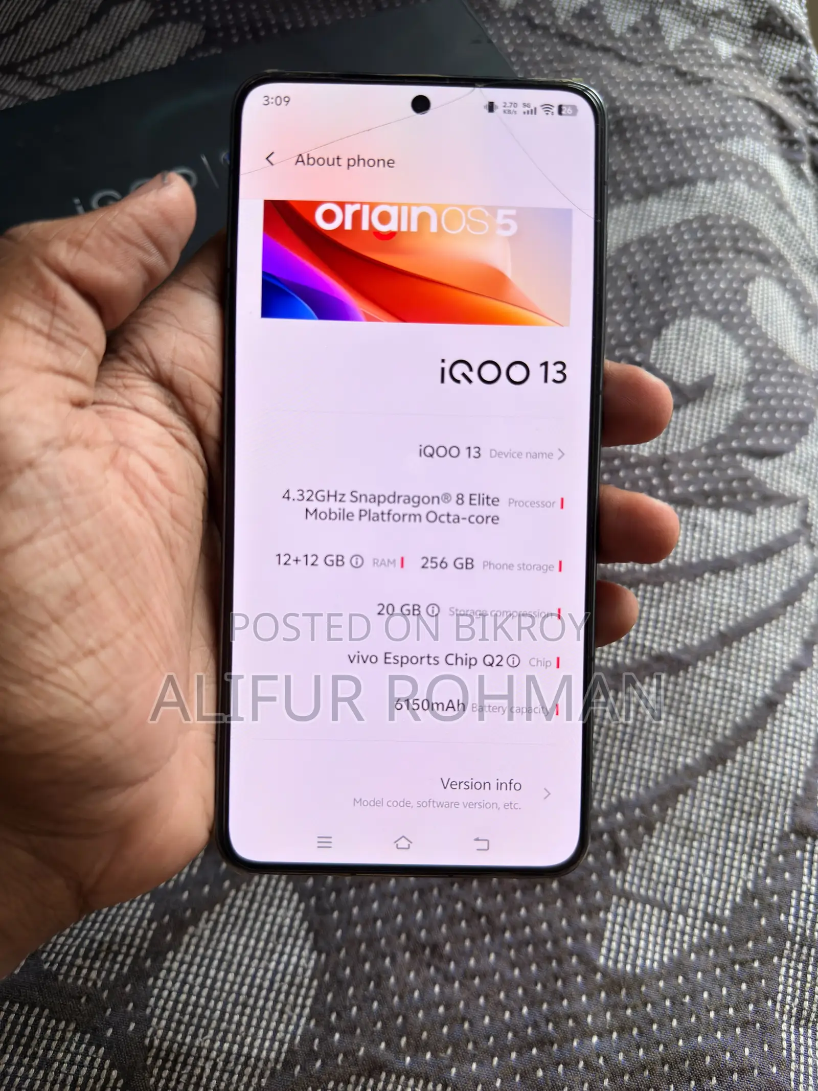Vivo iQOO 13 256 GB Black
