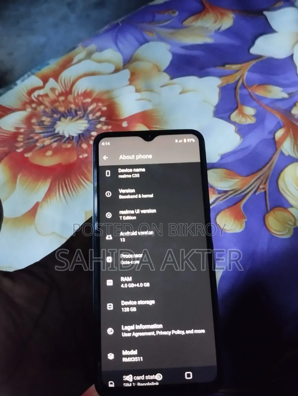 Realme C35 128 GB Black