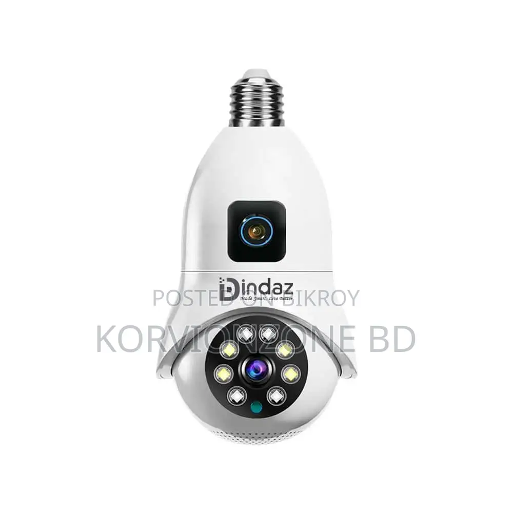 V380 Pro Dual Lens (2MP+2MP) 4MP WIFI IP Camera V380 Bulb Wireless Cam