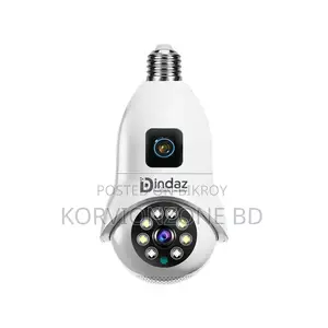 V380 Pro Dual Lens (2MP+2MP) 4MP WIFI IP Camera V380 Bulb Wireless Cam