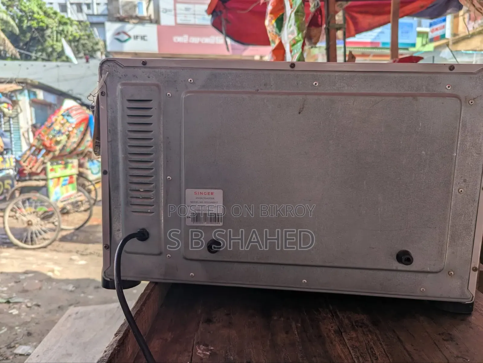 সিঙ্গার ১৬০০ ওয়াট ইলেকট্রিক ওভেন বিক্রয় হবে (ভালো কন্ডিশন)
