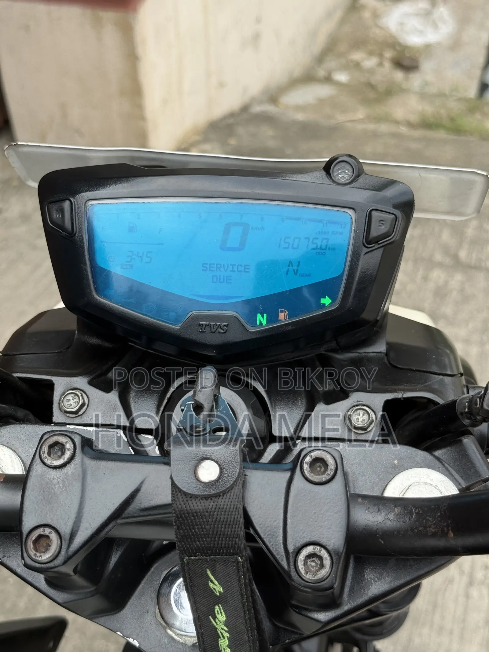 TVS Apache 160 4V 2021 Black