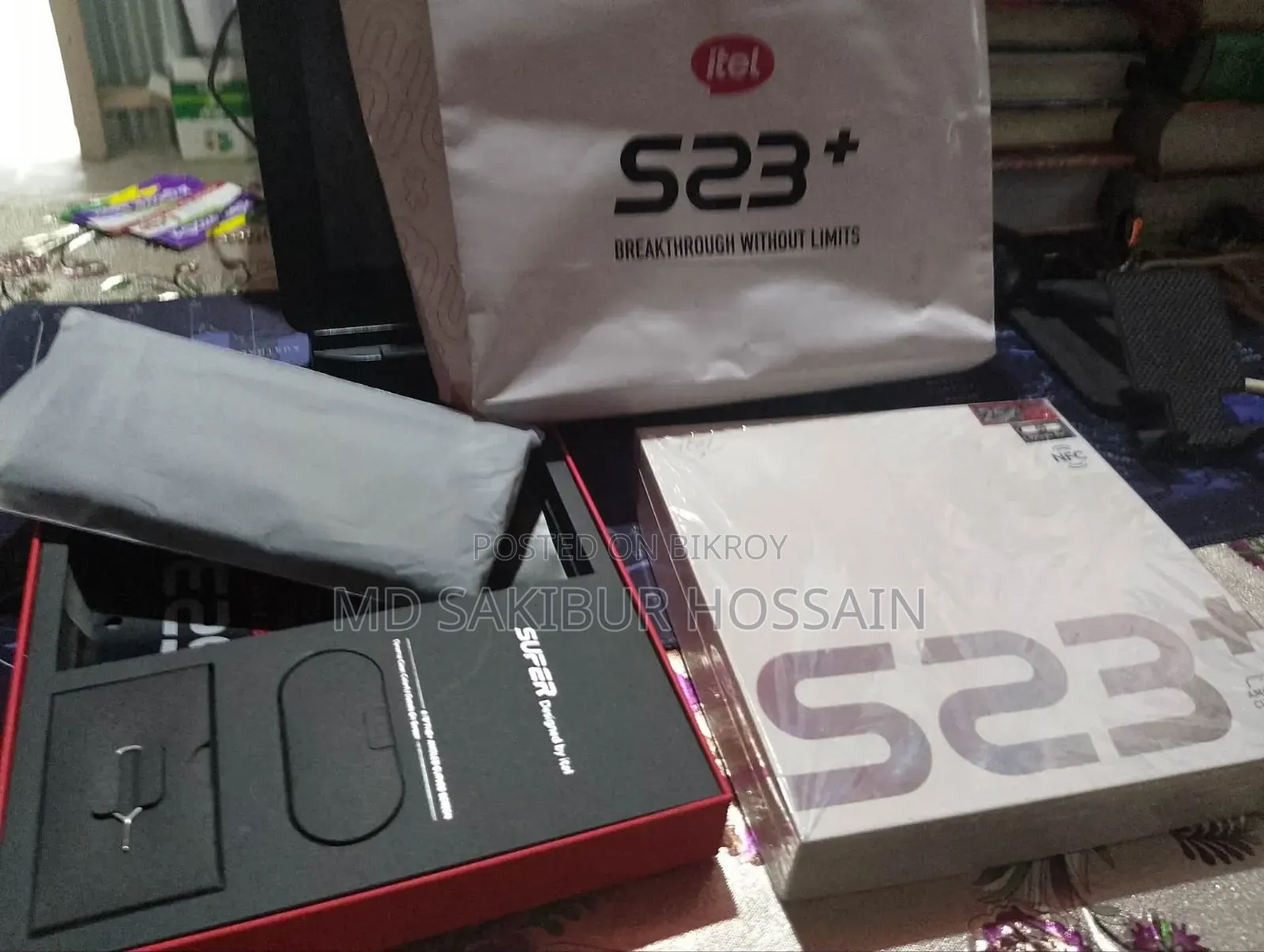আইটেল এস২৩ প্লাস ২৫৬ জিবি নীল