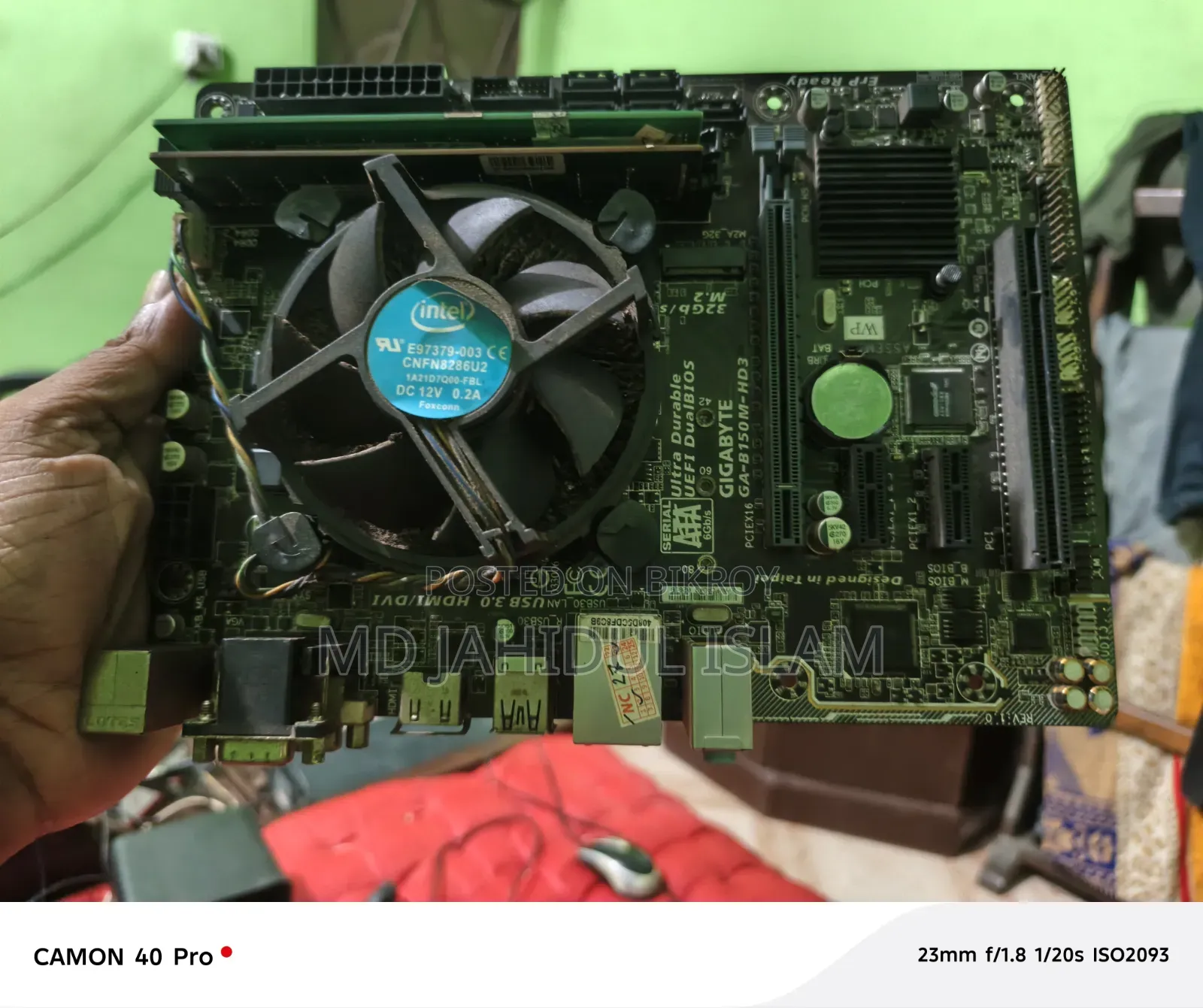 Desktop Computer Gigabyte 8GB Intel Core I3 SSD 128GB