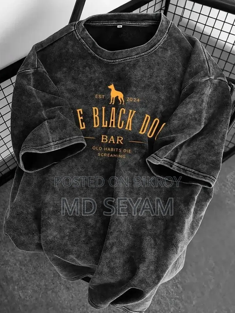 Premium Acid Wash Drop Shoulder T-Shirt