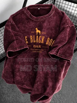 Premium Acid Wash Drop Shoulder T-Shirt