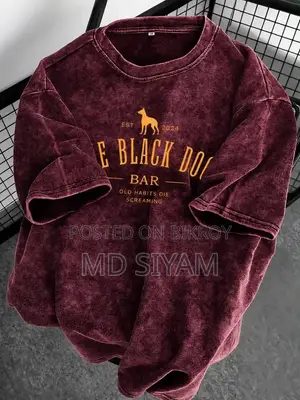 Premium Acid Wash Drop Shoulder TShirt