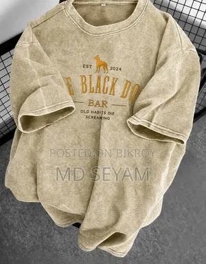 Premium Acid Wash Drop Shoulder T-Shirt
