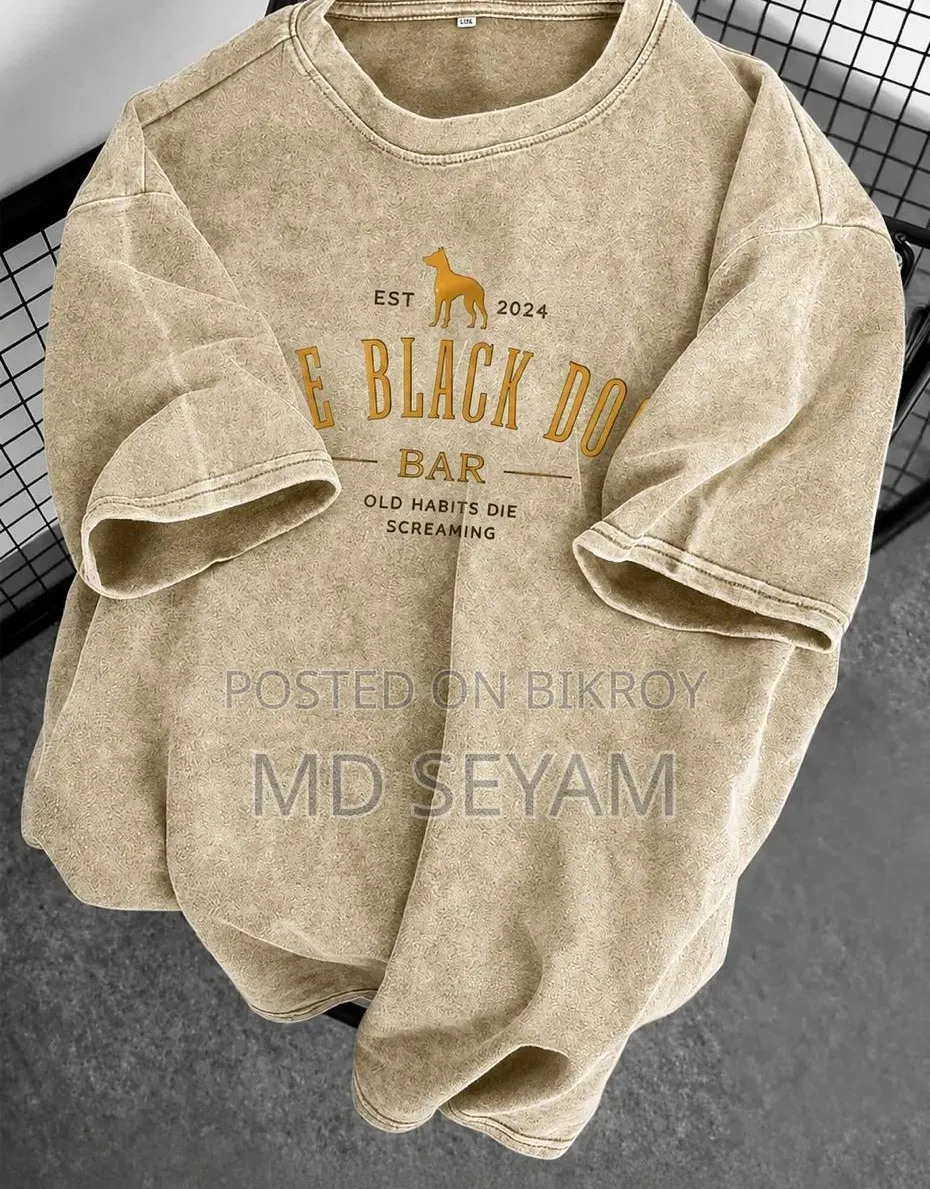 Premium Acid Wash Drop Shoulder T-Shirt