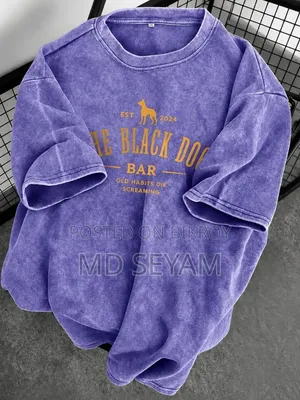 Premium Acid Wash Drop Shoulder T-Shirt