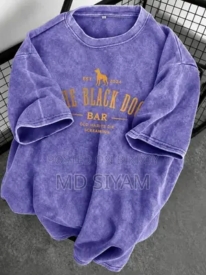 Premium Acid Wash Drop Shoulder TShirt