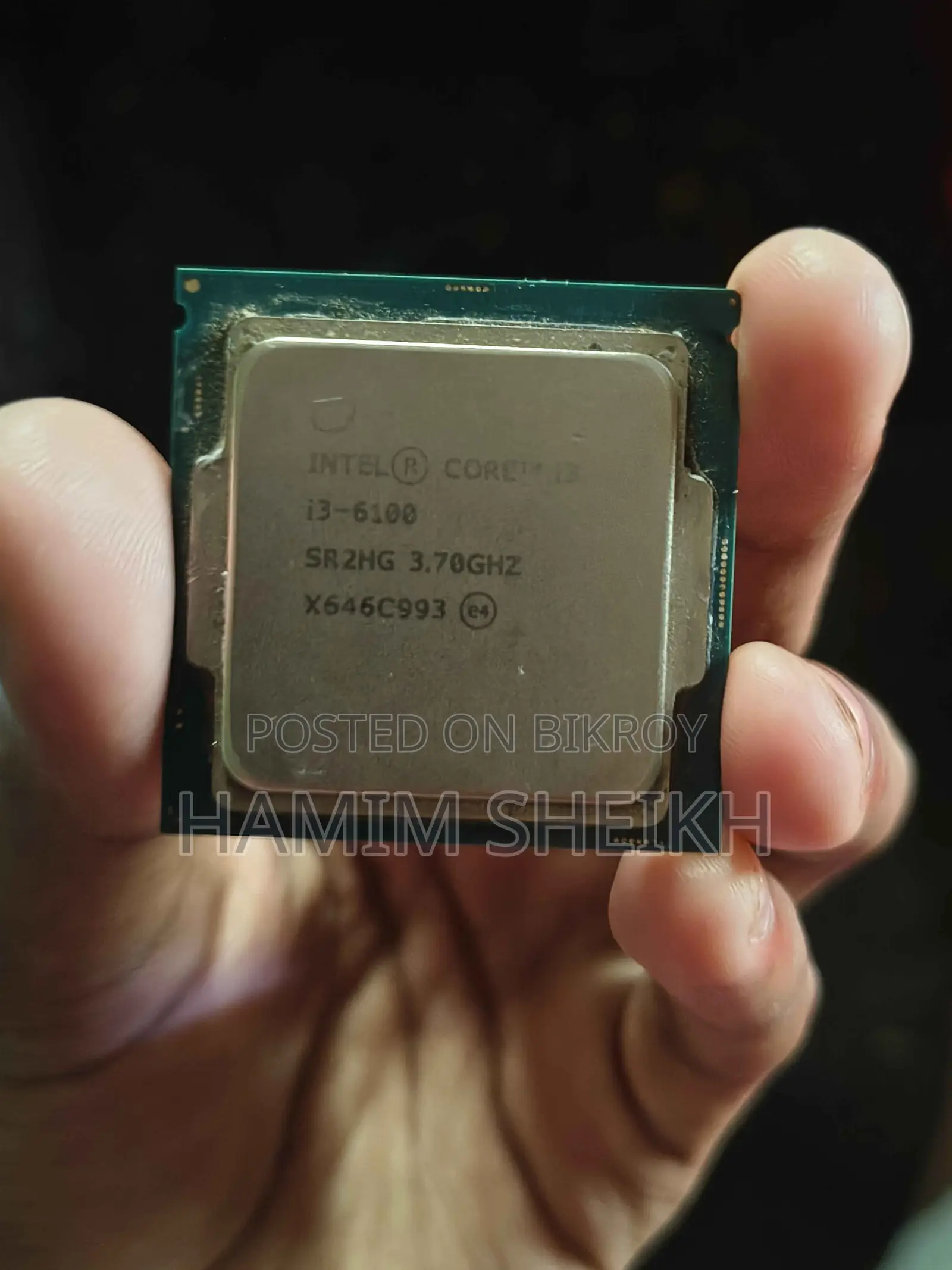 i3 6100 6th Gen CPU
