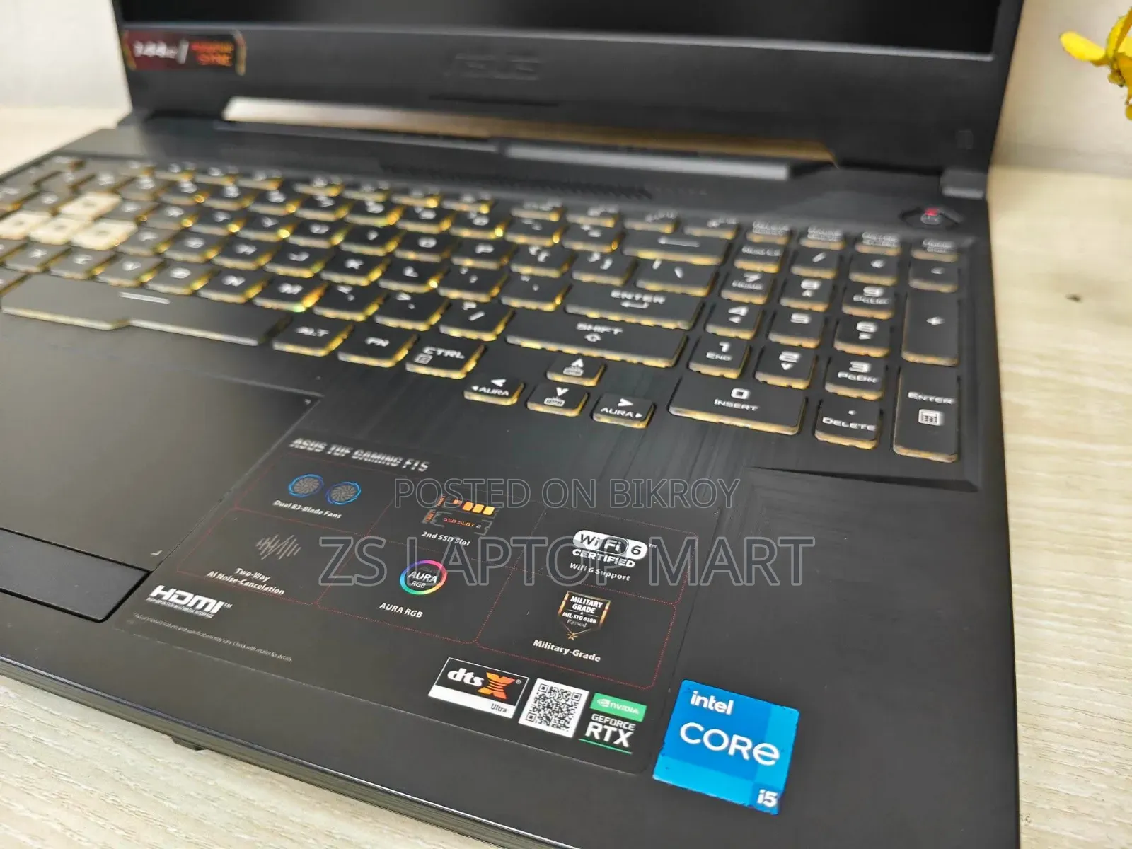 ল্যাপটপ ASUS TUF Gaming F15 16GB Intel Core I5 SSD 512GB