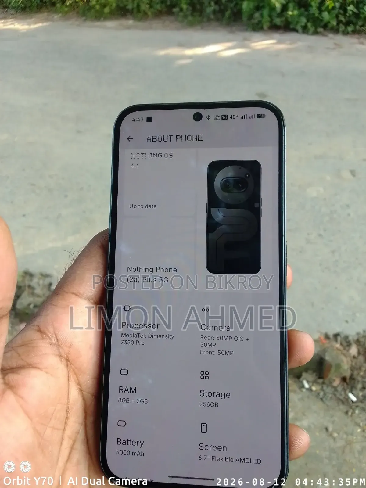 Nothing Phone 2a Plus 256 GB Black