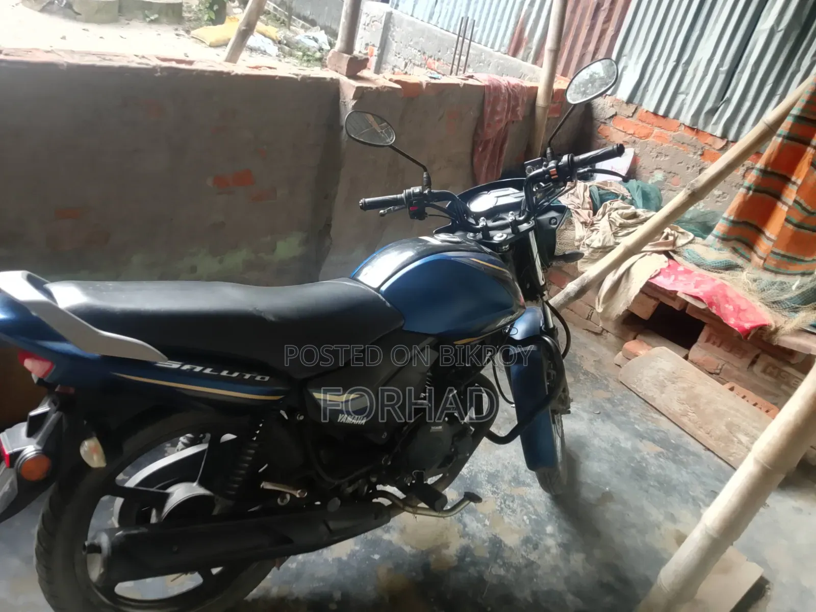 New Yamaha Saluto 125 2023 Blue