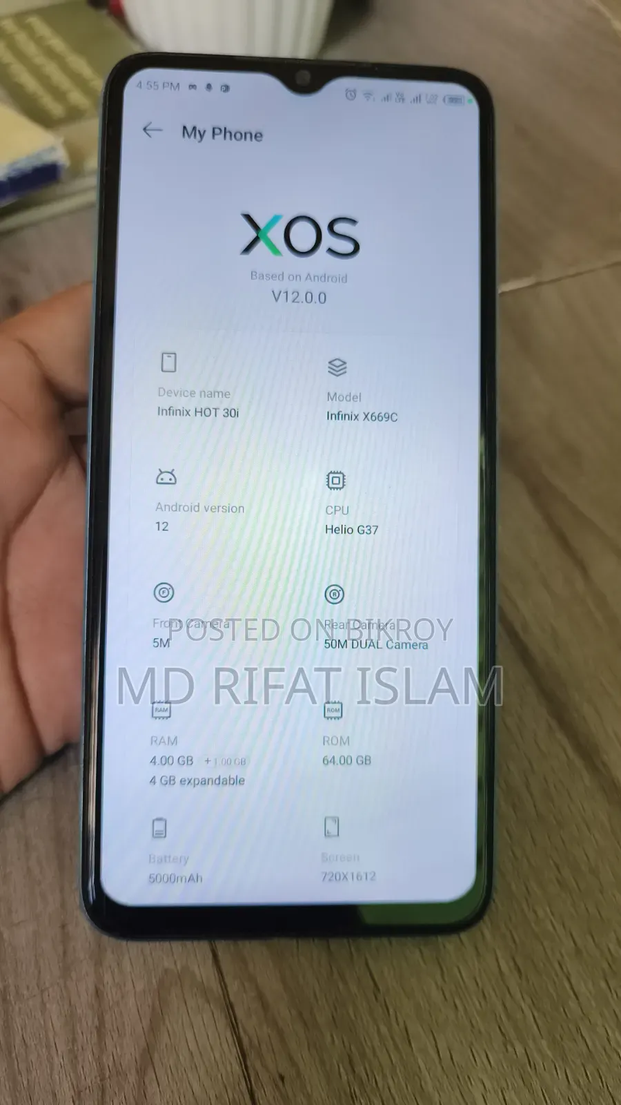 Infinix Hot 60i 64 GB Blue