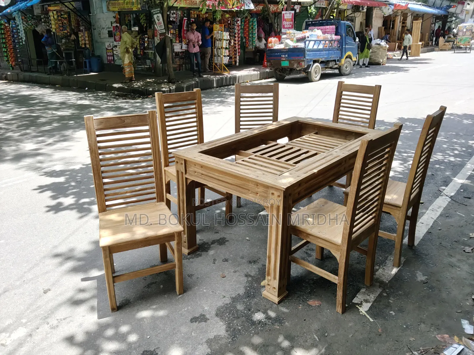 ৬টি চেয়ারসহ ডাইনিং সেট