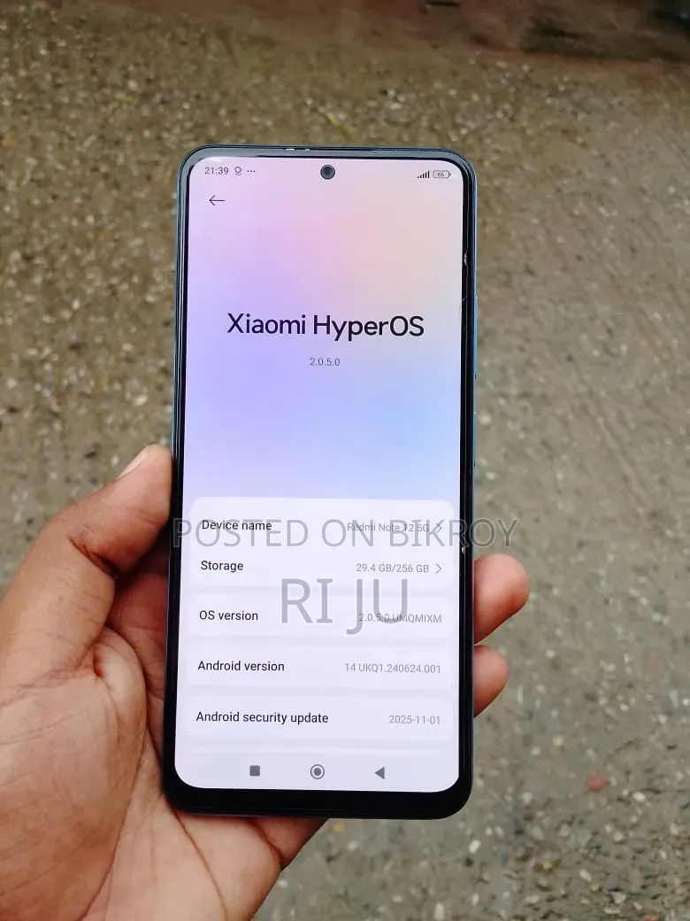 Xiaomi Redmi Note 12 5G 256 GB