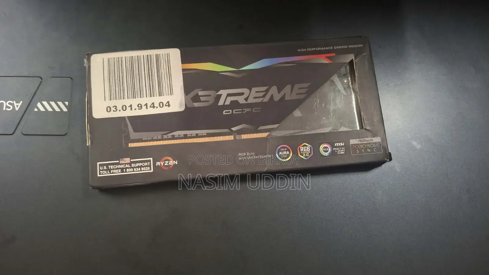 OCPC X3 Xtreme 8GB 3200 MHz ARGB