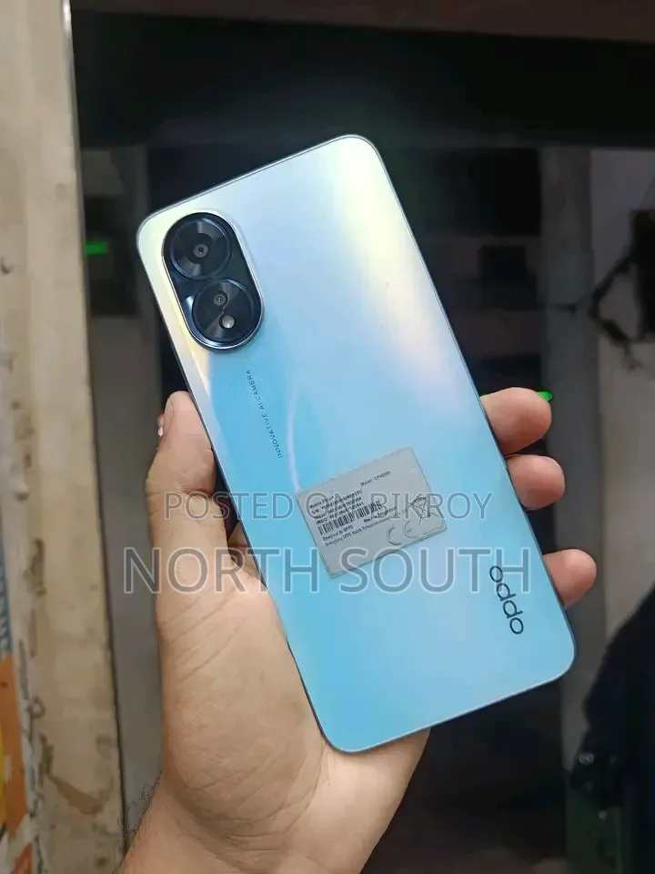 নতুন অপ্পো এ১৮ ১২৮ জিবি নীল