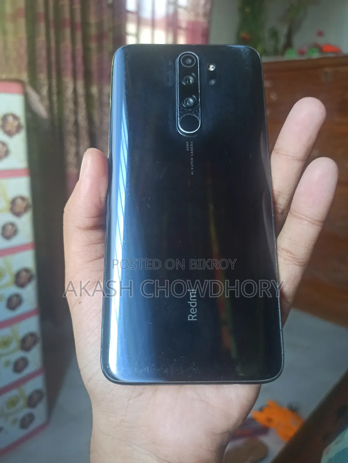 শাওমি রেডমি নোট ৮ প্রো ১২৮ জিবি ব্ল্যাক