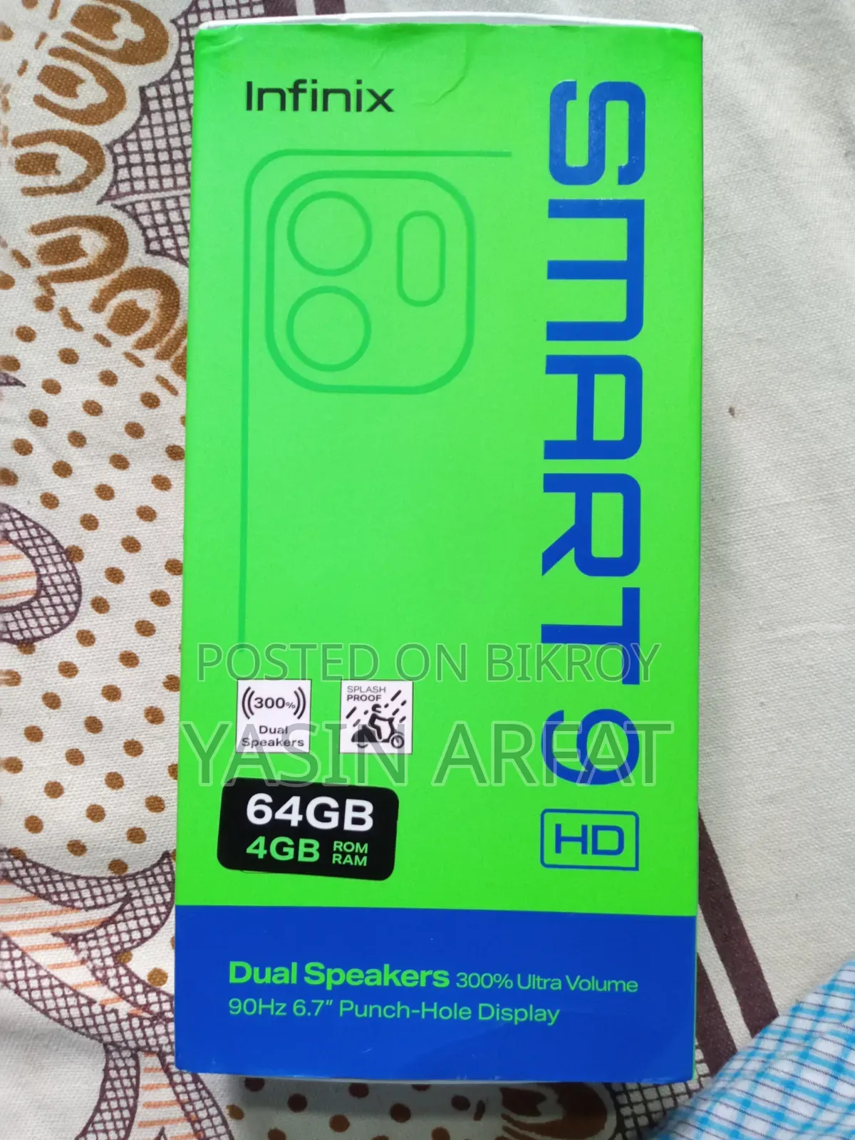নতুন ইনফিনিক্স স্মার্ট ৯ ৬৪ জিবি গ্রে