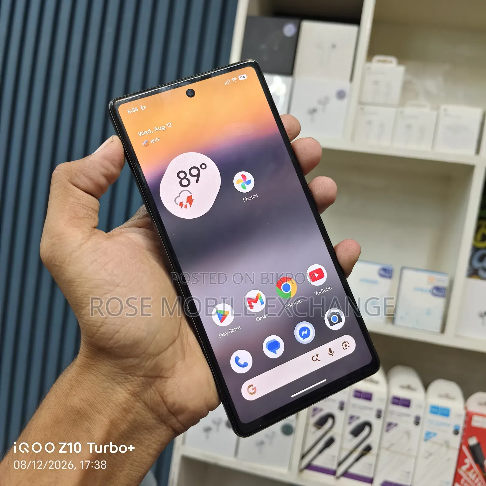 গুগল পিক্সেল ৬এ ১২৮ জিবি কালো