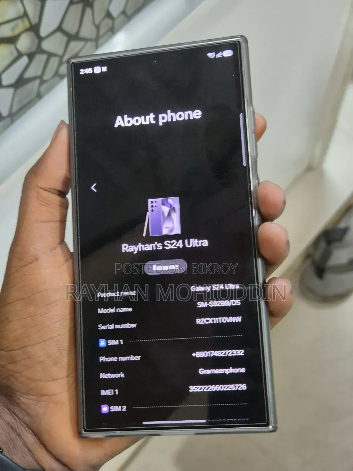 Samsung Galaxy S24 Ultra 256 GB Black