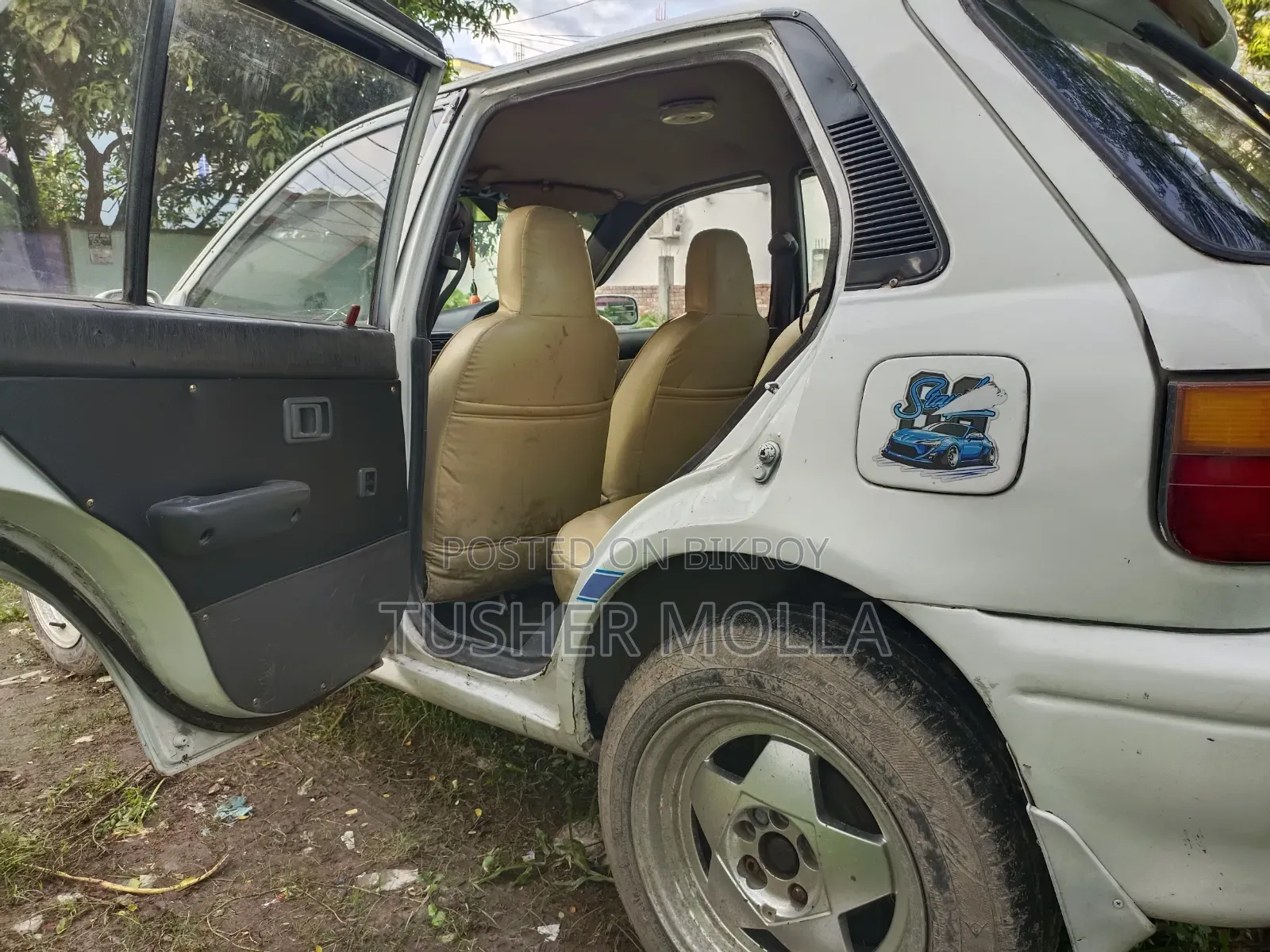 টয়োটা স্টারলেট ১৯৯৭ সাদা